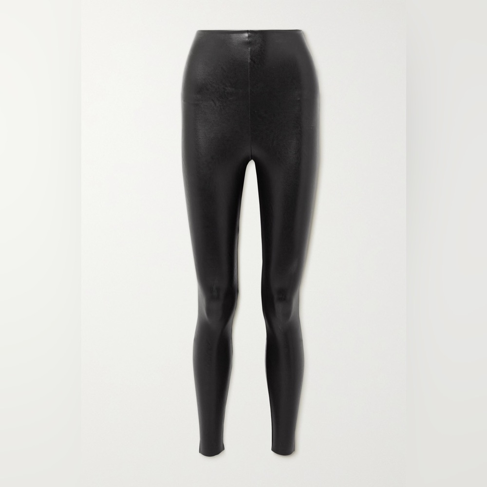 COMMANDO Faux stretch-leather leggings - Picture 3 of 12
